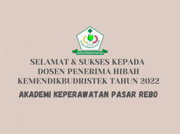 PENERIMA DANA  HIBAH PENELITIAN KEMENDIKBUDRISTEK TAHUN 2022 AKPER PASAR REBO